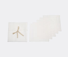 Once Milano Cocktail napkins, set of five, white WHITE ONMI20COC856WHI