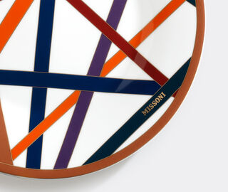 Missoni 'Nastri' dessert plate, set of six MULTICOLOUR MIHO23NAS811MUL