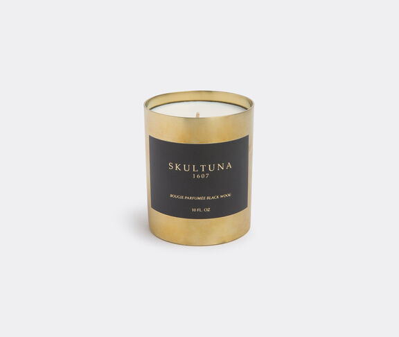 Skultuna 'Black Wood' scented candle Brushed brass ${masterID}
