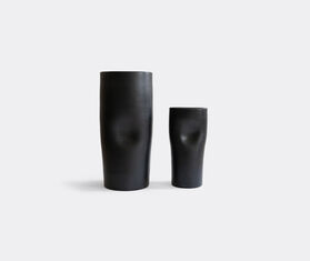 Origin Made &#39;Portal Vase&#39;, large BLACK ORMA22POR129BLK