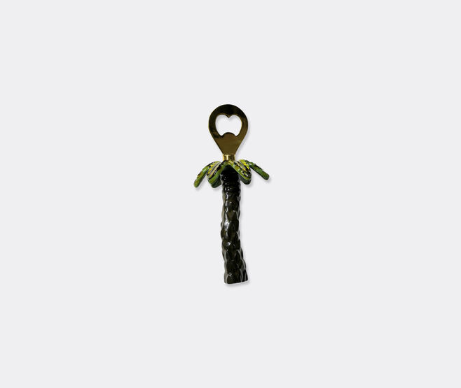 Les-Ottomans 'Palm' bottle opener, brown and green MULTICOLOUR OTTO26BOT645MUL