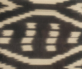 Les-Ottomans 'Ikat' glass tray, black MULTICOLOUR OTTO21MUR894MUL