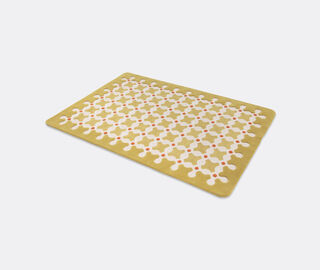 Cc-tapis 'Criss Cross' rug, mustard YELLOW CCTA25CRI853YEL