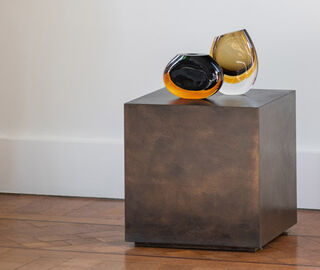 Gardeco 'Vase 96', mini, fum&eacute; and amber MULTICOLOUR GARD23VAS285AMB