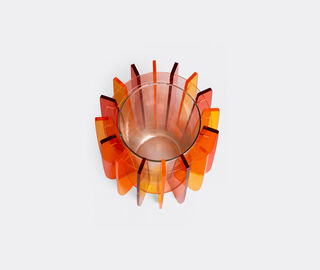 VESTA 'Iride' vase, large, red ORANGE VEST26LAR256ORA
