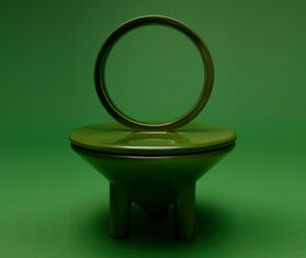 C'era Fragrance 'Erba Drop' candle, green GREEN CERA24ERB973GRN