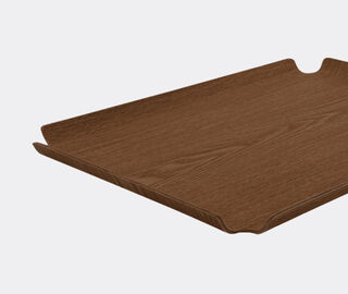 XLBoom 'Deck' rectangular tray, medium, walnut WALNUT XLBO25DEC094WAL
