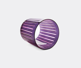 L'Objet 'Prism' cocktail glass, set of four, purple PURPLE LOBJ24PRI082PUR