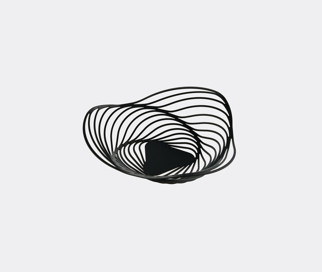 Alessi 'Trinity' basket, black BLACK ALES20TRI764BLK