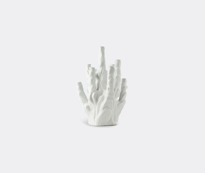 POLSPOTTEN 'Coral' vase, small WHITE POLS22VAS326WHI