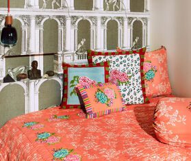 Lisa Corti 'Leopard Stripes' cushion, medium, multicolor MULTICOLOUR LICO24PIL979MUL