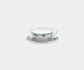 Serax 'Blossom Milk' teacup and saucer, set of two MULTICOLOUR SERA23TEA792MUL
