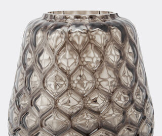 XLBoom 'Kuro Prism' vase, small, smoky gray GREY XLBO25KUR506GRY
