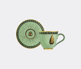 Gucci 'Odissey' demitasse cup with saucer, set of two, green GREEN GUCC22ODI328GRN