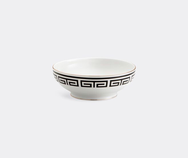 Ginori 1735 'Labirinto' salad bowl, black BLACK RIGI20LAB846BLK