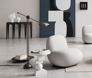101 Copenhagen 'Artist' side table, white WHITE COPH24ART762WHI