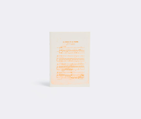 La Rêveuse Notebook La Cigale Et La Fourmi - Lafontaine Natural, Neon orange ${masterID} 2
