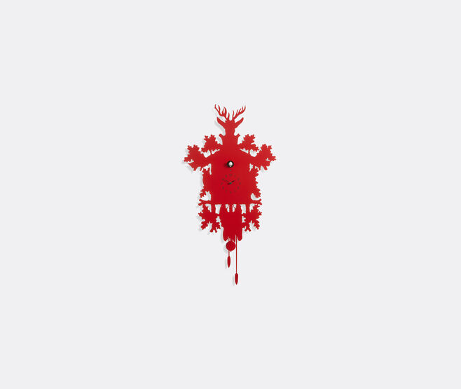 Domeniconi 'Cuc&ugrave;' cuckoo clock, red RED DOME25CUC498RED