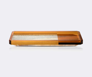 Reflections Copenhagen 'Shadow' tray, amber and clear MULTICOLOUR REFL25SHA220MUL