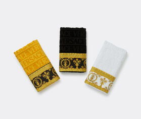 Versace 'I Love Baroque' bath sheet, black BLACK VERS22BAT891BLK
