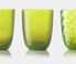 NasonMoretti 'Idra' water glass, set of six, acid green  NAMO20WAT177GRN