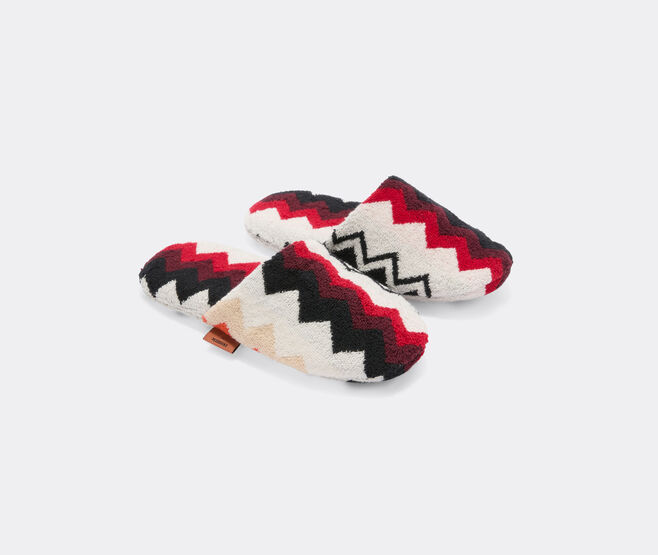 Missoni 'Best' soft slippers, red multicolor MULTICOLOUR MIHO25BES507RED