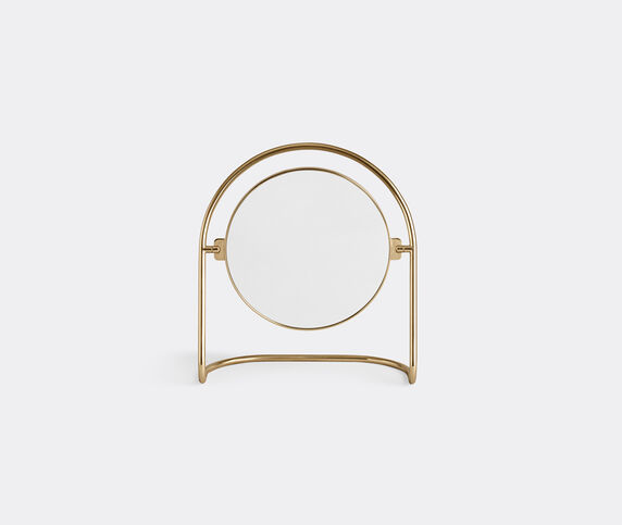 Audo Copenhagen 'Nimbus Table Mirror' Polished Brass MENU21NIM543BRA