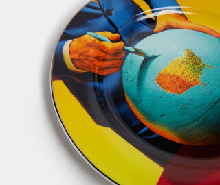 Seletti 'Globe' dinner plate MULTICOLOUR SELE22TOI163MUL