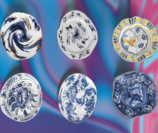 Seletti 'Classic on Acid, Blu Chinoiserie' dinner plate BLUE SELE22POR039MUL