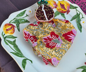 Les-Ottomans 'Pomegranate' serving plate, multicolor MULTICOLOUR OTTO25POM607MUL