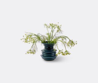 POLSPOTTEN 'Stacked Plates' vase, dark green GREEN POLS25VAS924GRN