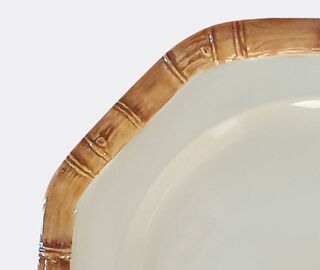 Les-Ottomans 'Bamboo' dessert plate, set of four MULTICOLOUR OTTO23BAM865MUL