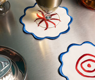 Octaevo 'Amalfi' coasters, set of four, multicolor MULTICOLOUR OCTA25AMA671MUL