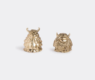 L'Objet 'Niki + Simon' salt and pepper shakers GOLD LOBJ19NIK783GOL