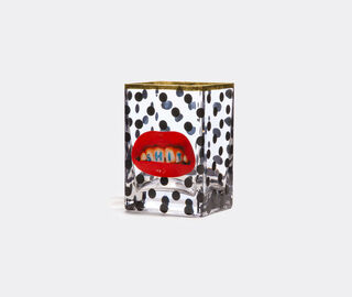 Seletti 'Shit Pois' vase, small TRANSPARENT SELE22GLA206MUL