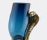 Vanessa Mitrani 'Cobra' vase, duck blue and bronze blue VAMI23COB835BLU