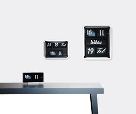 Established &amp; Sons 'Font' wall clock, large BLACK ESTS18FON041BLK