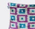 Les-Ottomans Velvet cushion, blue, grey and purple multicolor OTTO23VEL064MUL