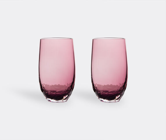 Stories of Italy 'Dattero' set of two glasses, amethyst