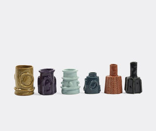 Serax 'Molly' assorted vase, set of six, multicolor MULTICOLOUR SERA25VAS738MUL