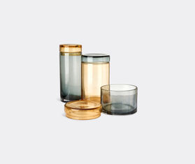 POLSPOTTEN &#39;Caps &amp; Jars&#39; chic mix, set of three BROWN POLS22CAP797CIN