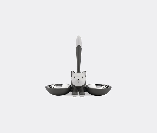 Alessi 'Tigrito' cat bowl, grey GREY ALES21TIG021GRY
