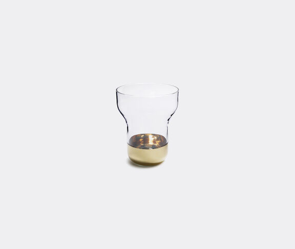 Nude Contour Vase 250Mm With Gold Clear, Gold ${masterID} 2