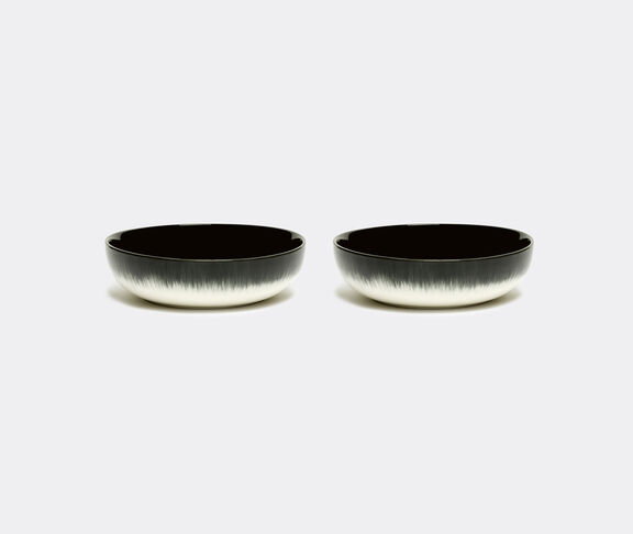 Serax 'D&eacute;' bowl, variation B, set of two, white and black undefined ${masterID}