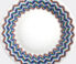Missoni 'Zig Zag Jarris' dessert plate, set of six, blue  MIHO22ZIG389MUL