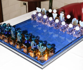 Reflections Copenhagen 'Triumph' chess set, multicolor MULTICOLOUR REFL24TRI114MUL