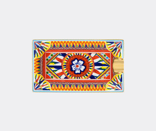 Dolce&amp;Gabbana Casa 'Carretto Siciliano' ashtray, rectangular MULTICOLOUR DGCA22POR323MUL