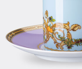 Rosenthal &#39;Jardin de Versace&#39; coffee cup and saucer MULTICOLOUR ROSE23JAR565MUL