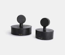 Mad et Len &#39;Cristaux&#39; pot pourri totem, Spirituelle, medium BLACK MALE18POT523BLK