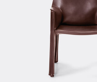 Cassina 'Cab 413' armchair, leather, brown BROWN CASS21CAB862BRW